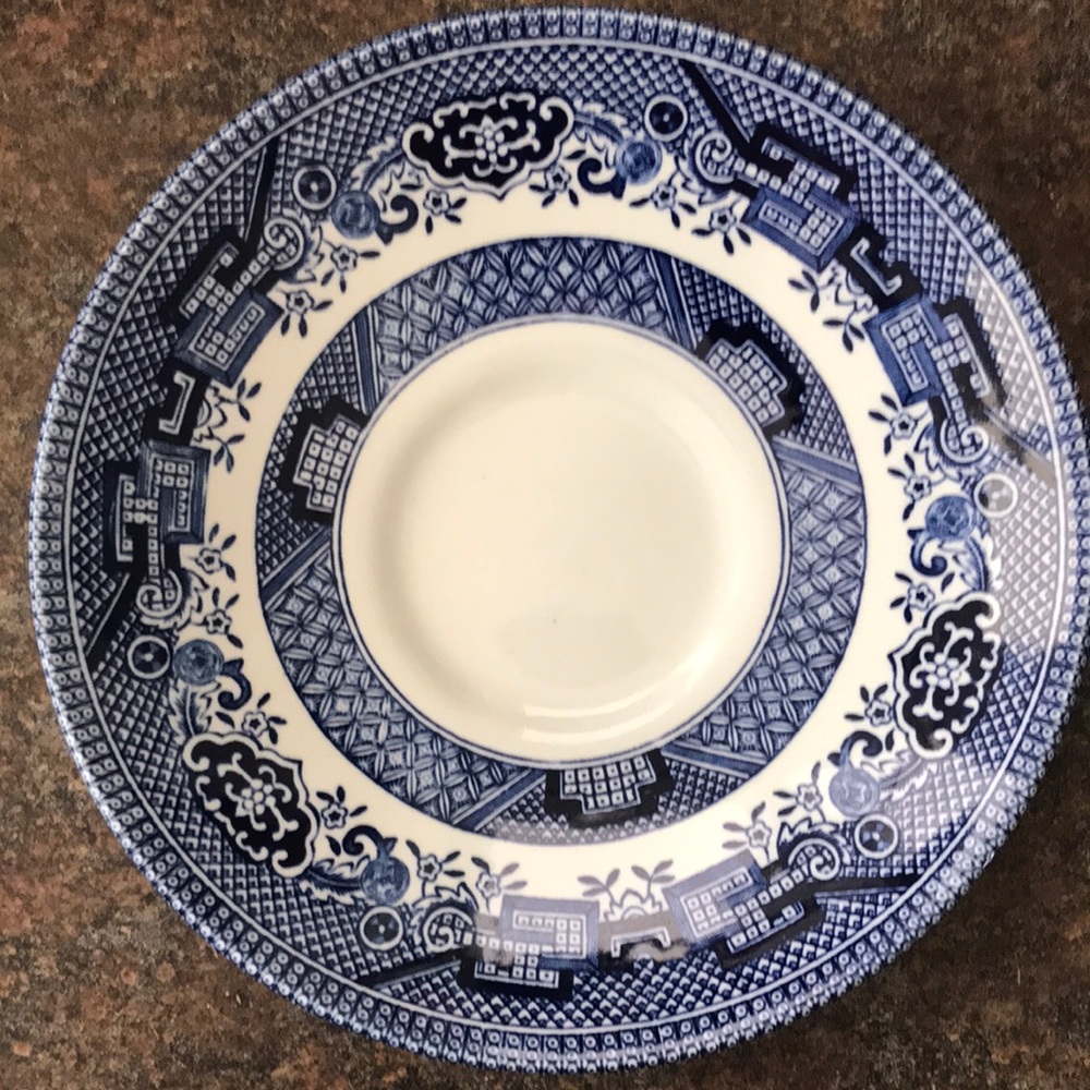 Set of 4 Teacup Plates